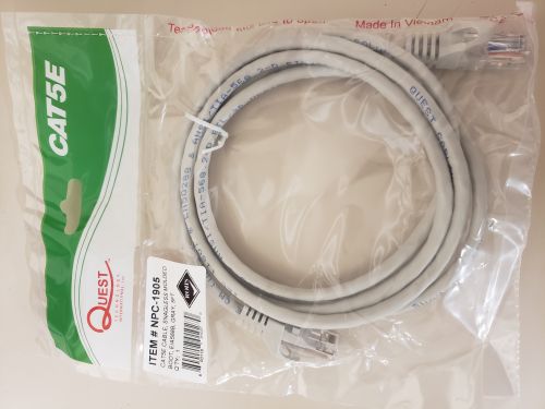 CABLE, PATCH CORD CAT5E 5'